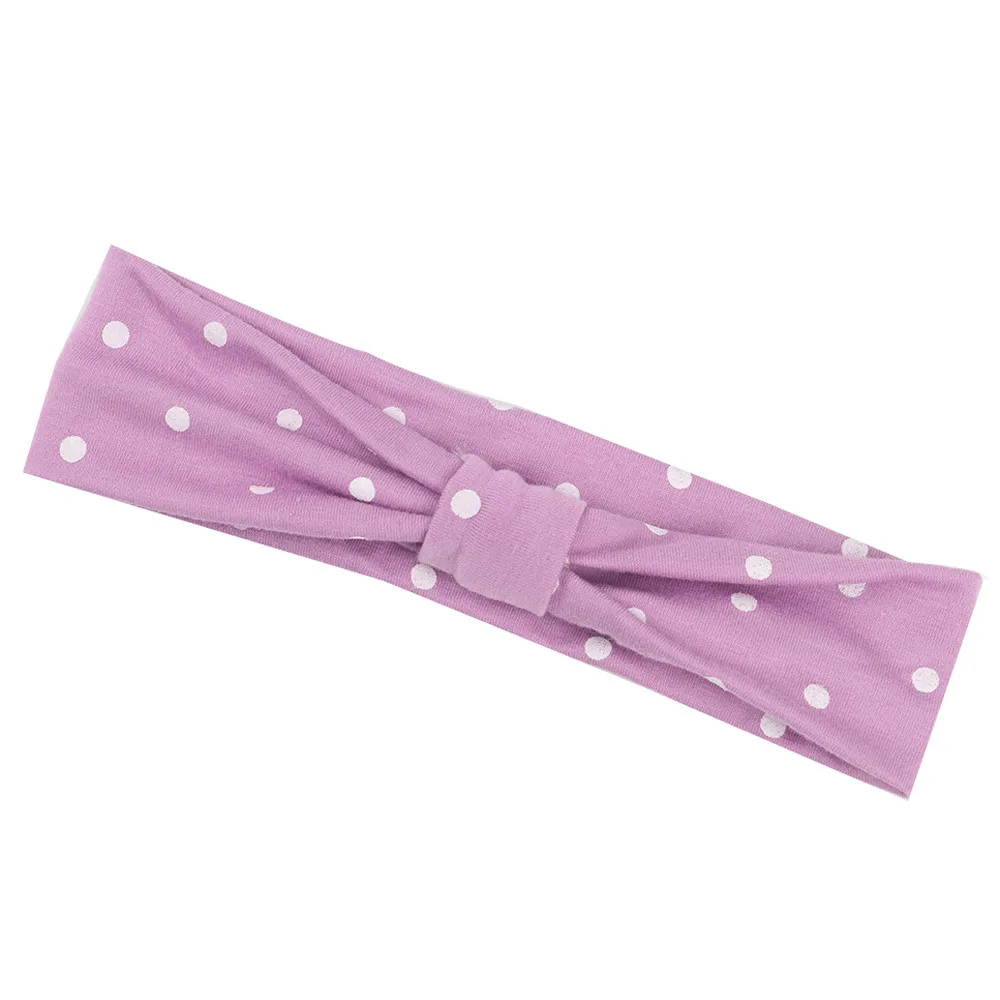 Cute Baby Toddler Infant Headband Girls Bow Polka Dot Knot Headband Stretch Hairband Headwear hair accessoriesbaby 