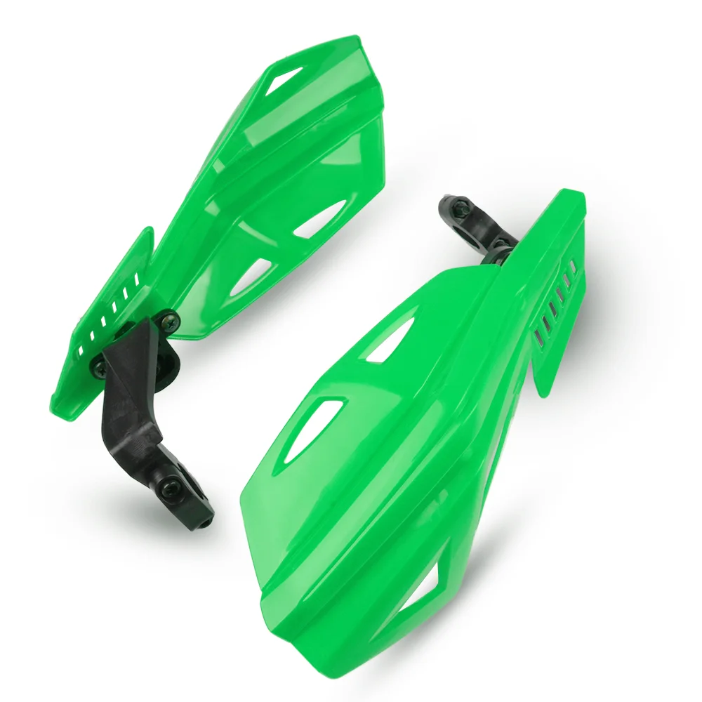 Щетка для мотоцикла, ручная защита, handguard, мотоцикл 7/8 ''22 мм для kawasaki kxf 250 yamaha TMAX ktm yamaha raptor 700 honda f3 - Цвет: green