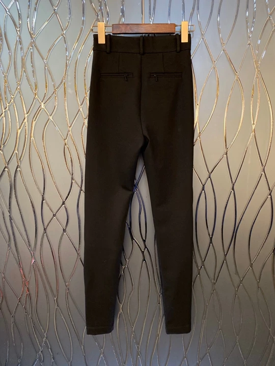 The new autumn and winter women's wild Slim casual pants zipper trousers 1207