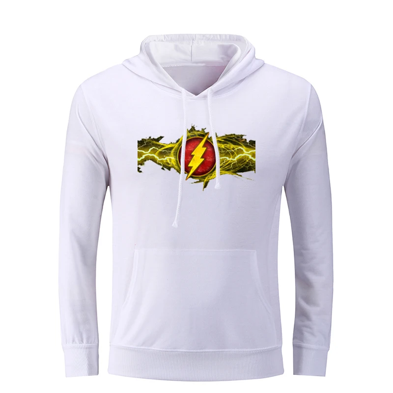 Постоянного тока. Толстовка с капюшоном с рисунком из комиксов the Flash You Get This BABE I 've Got Your Back для мужчин; пуловер с капюшоном; Рождественский подарок - Цвет: icWM2104W