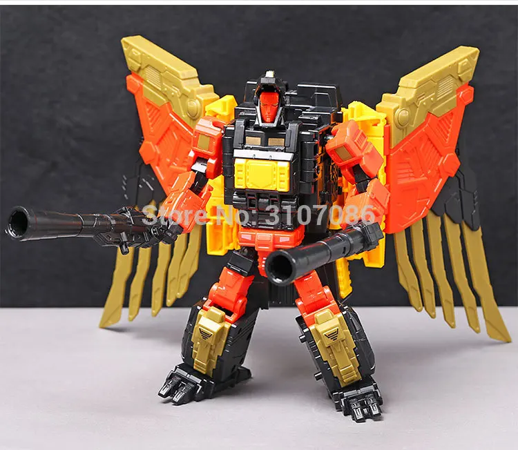 G1 трансформация predaking-5 в 1 Набор Divebomb Rampage хедстронг негабаритный режим войны Орел фигурка Робот Игрушки