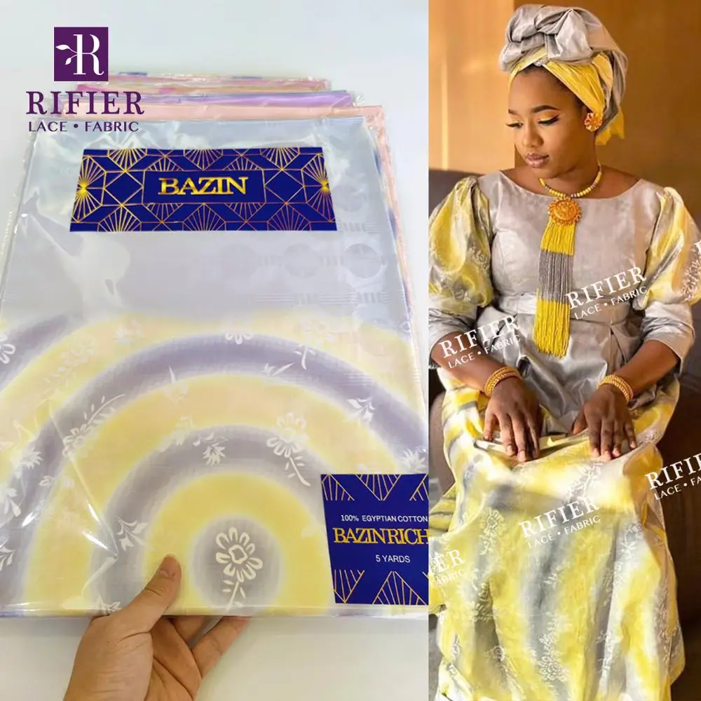 5 ярдов 2020 высокое качество команда Базен Riche кружева ткани сенегалские свадебные
