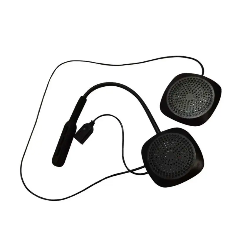 Motorcycle Helmet Headset Intercom Hands Free Music Speaker For Bluetooth 4 2 Wireless Microphone Driving Cycling Headphones