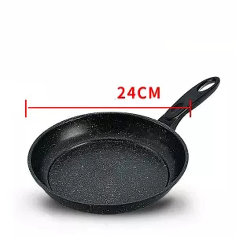 Frying Pan Non-stick Pan Household Pan No Smoke Pancake Pot Induction Cooker Gas Stove Universal Iron Pot Cast Iron Skillet Wok
