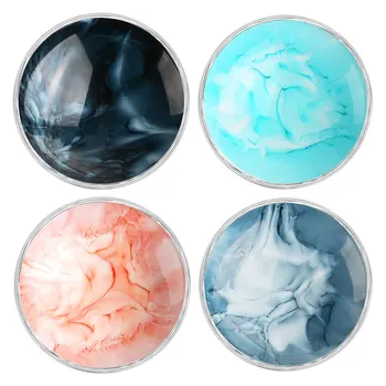 

Ginger Snap Marble stone Pattern 18mm Snap Buttons fit Snap charms Bangles DIY Jewelry Snap Pendant Charms VN-2088
