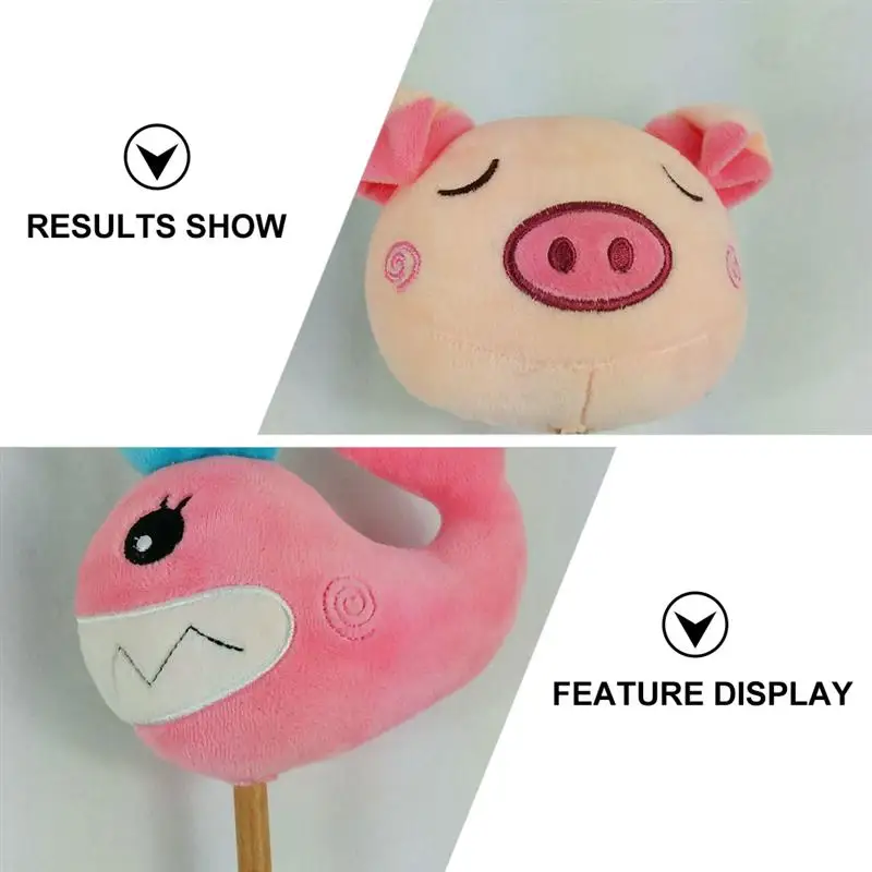 miniature mouse figurines 5pcs Plush Marine Animal Doll Massagers Beat Back Sticks Back Scratchers Stick Massage Hammer mini dragon figurines