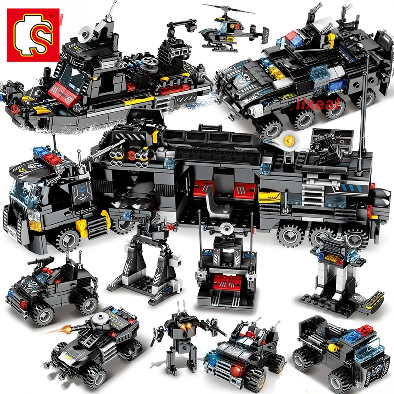 lego police swat truck