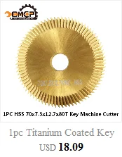 1 шт. 60x1,2x16 мм 72 т горизонтальный ключ для резки HSS титановое покрытие ключ копировальный станок резак Слесарные Инструменты