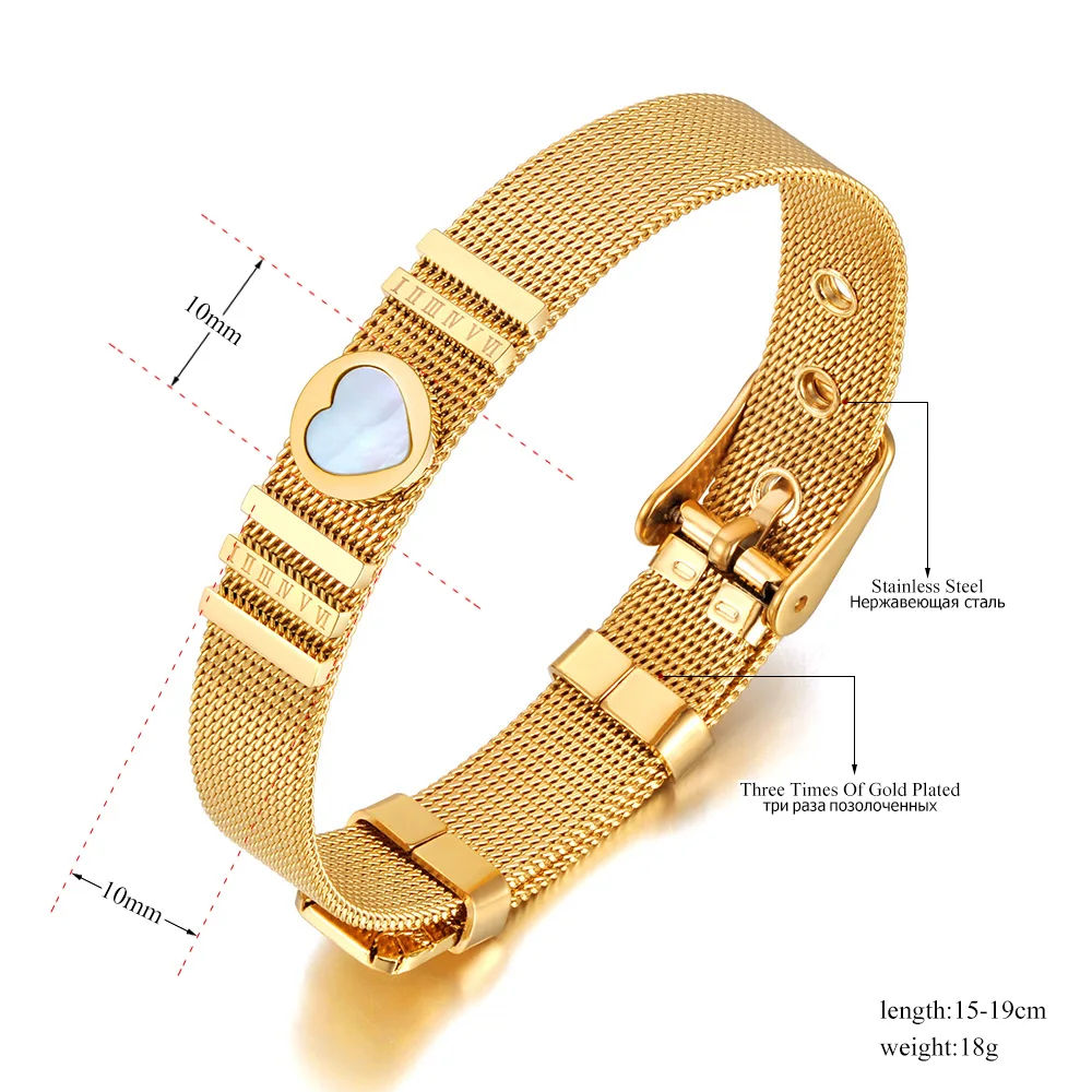 JeeMango Religiöse Kreuz-Charm-Armbänder, Schmuck für Damen und Mädchen, verstellbares Uhrenarmband aus Edelstahl, JB21129 – Detail 6