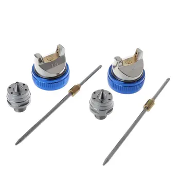 

HVLP HVLP TE2008 Paint Spray Set Gun Sprayer Gravity Feed 600ml Pot 3 Nozzles With 1.4mm 1.7mm 2mmCar Furniture Construction