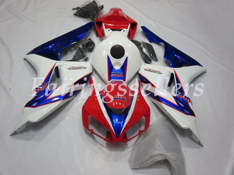 Литьевая Форма ABS Полный комплект обтекателя Подходит для Honda CBR1000RR 06 07 2006 2007 1000RR Обтекатели Orang и черный