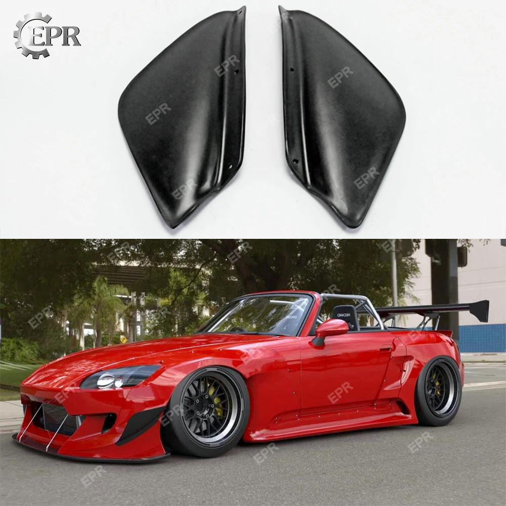 Для S2000 AP1 AP2 RB Стиль FRP волокна Стекло переднего бампера Canard для Honda волокна Стекло бамперы аксессуары