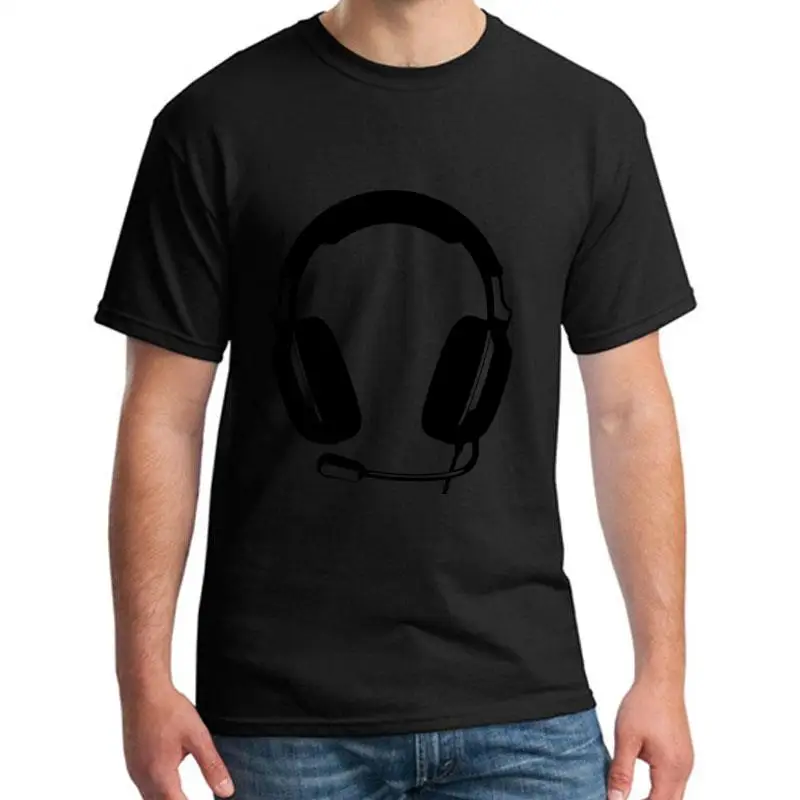 

Funny Game Headset t shirt plus sizes s-8xl Comics grateful dead Unique men and women t-shirts