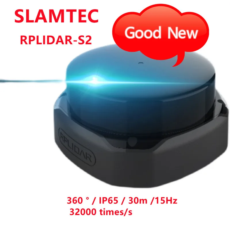 SLAMTEC RPLIDAR S2 30m TOF  laser scanner LiDAR  sensor Navigation obstacle avoidance screen game interactive indoor and outdoor 2