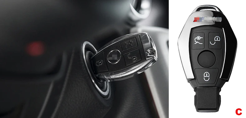Автомобильный брелок, чехол, защитный чехол, подходит для Mercedes Benz E C Class W204 W212 W176 GLC CLA GLA, автомобильные аксессуары