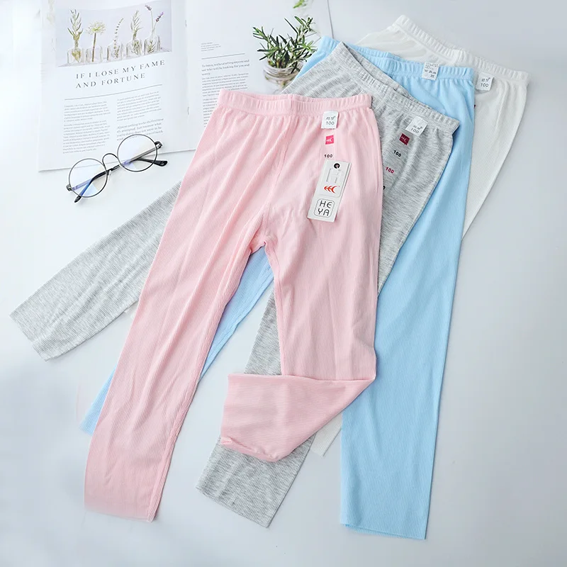 

Modal Material Pajama Pants For Kids Sleep Bottoms For Children Height100-160cm 1165