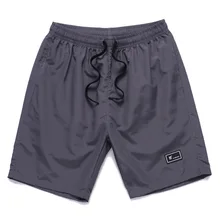 Шорты мужские летние простые повседневные до колен свободные дышащии эластичные для талии мужские трусы 4XL