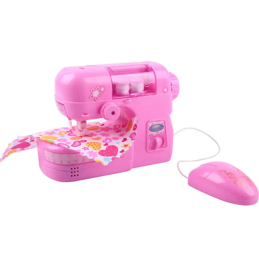 GloryStar Kids Girl Simulation Children Sewing Machine Small Appliances Toy Sets Pretend Toy