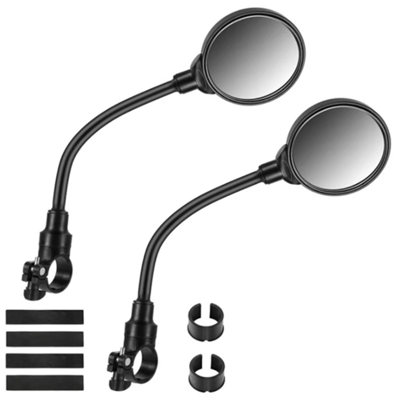 Espejo retrovisor de 831C, con ángulo de 360 °, montaje ajustable en manillar, de seguridad|Espejos de bicicleta| - AliExpress