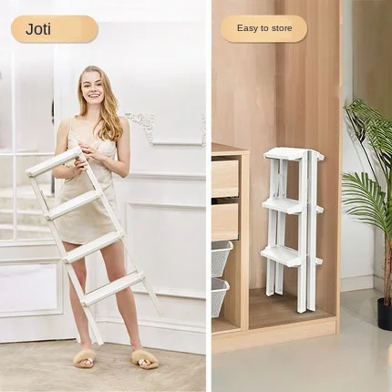 50CM Herringbone Ladder Home Folding Ladder Multifunctional Two Step Stairs Mobile Portable Outdoor Project Step Stool