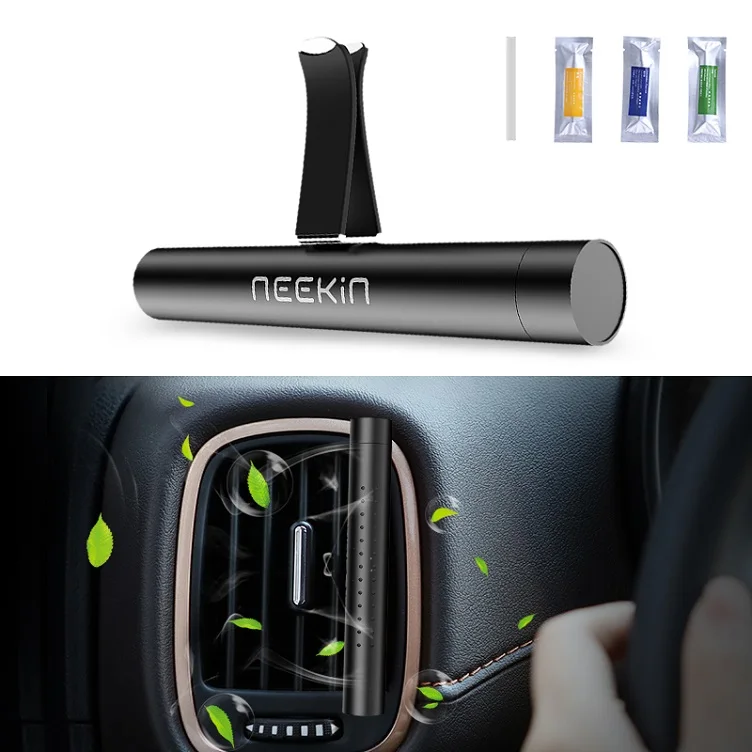 Qi автомобильное беспроводное зарядное устройство для iPhone 11/XS для samsung S9 автомобильный ароматерапия Nillkin 3 в 1 магнитный автомобильный держатель для телефона - Цвет: Air Freshener Black