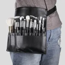 Профессиональная косметическая кисть из искусственной кожи для макияжа, сумка на ремне, сумка для хранения, большая емкость, инструмент для макияжа
