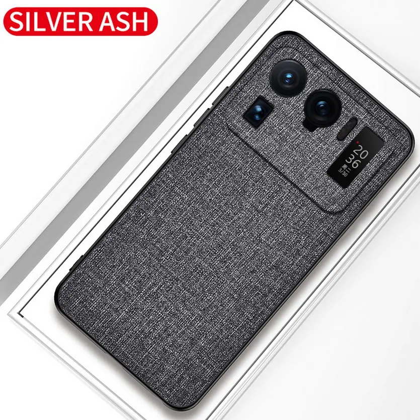 Per Xiaomi Mi 11 Ultra Case Mi 11 Lite Mi 10T Pro Luxury Cloth Hybrid Hard Cover Per Xiaomi Mi 10 Ultra Cover Soft Tpu Fundas
