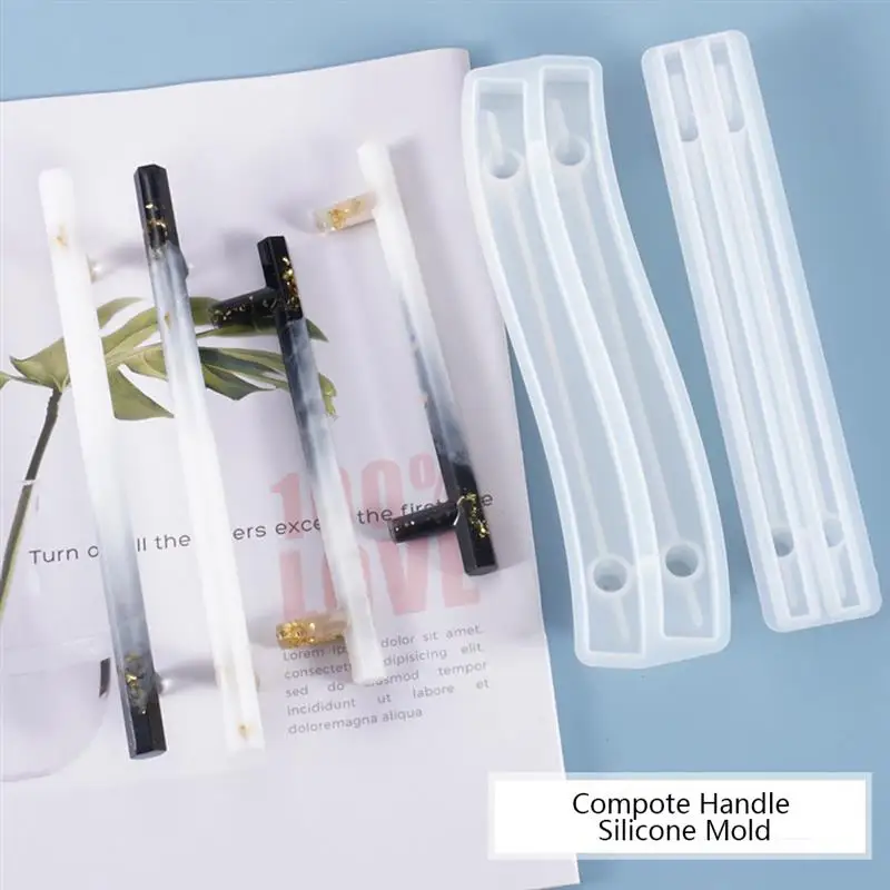 DIY kristal epoksi reçine meyve tepsisi kompostosu kolu silikon kalıp reçine kalıp DIY reçine el sanatları takı yapımı araçları