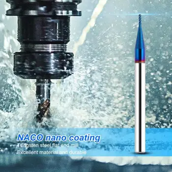

50mm Nano-coated Milling Cutter Tungsten Steel Carbide End Mill Cutting Tools Suitable for Processing Die Stainless Steel