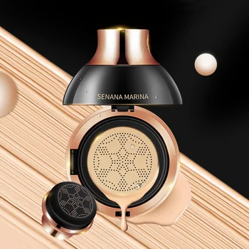

Mushroom Air Cushion BB Cream Moisturizing Cover Blemishes Even Skin Tone CC Cream Foundation Makeup Primer DC68