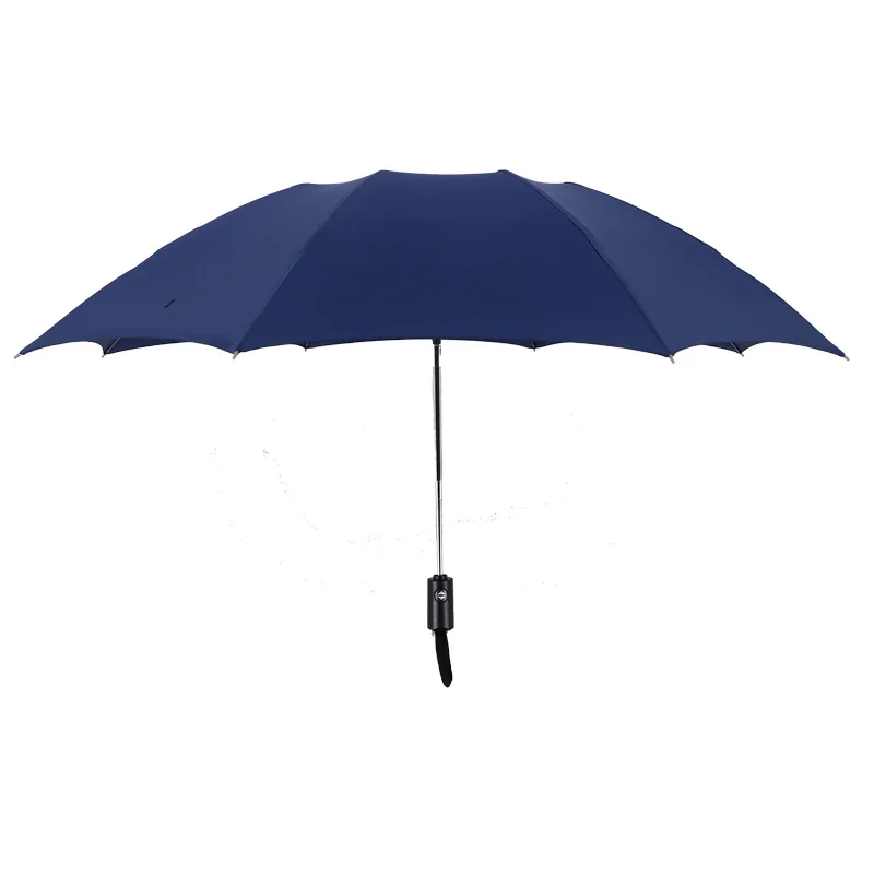 

New Style Automatic Folding Reverse Umbrella Rain Or Shine Dual Purpose shang wu san Customizable Wind-Resistant Sun-resistant T