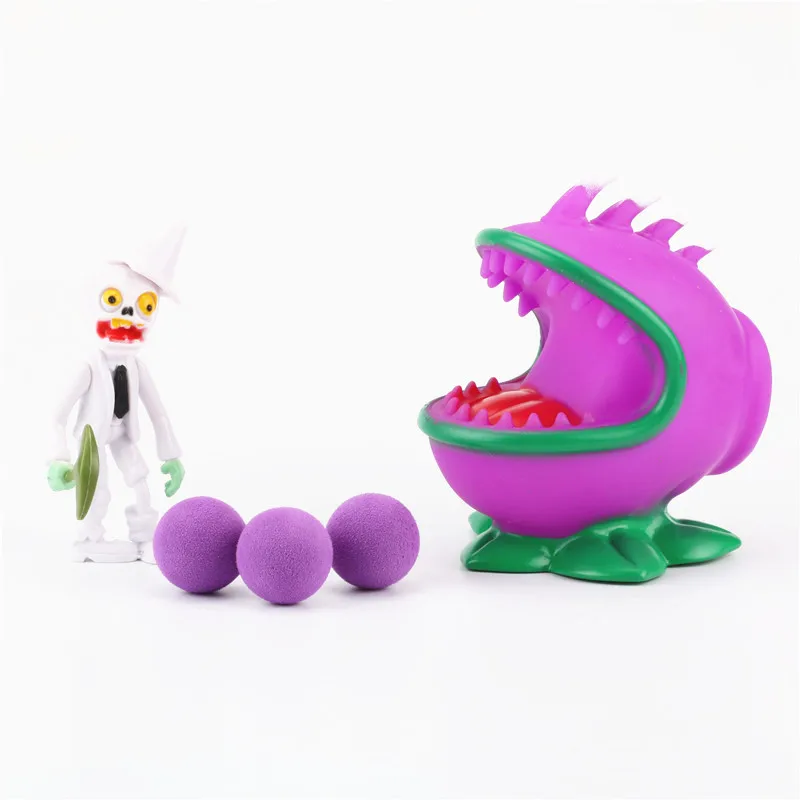 Style 13 PVC Plants VS Zombies Action Figure Toys PVZ Peashooter Chomper Zombie Anime Figures Model Funny Toys For Children - Color: Style 13