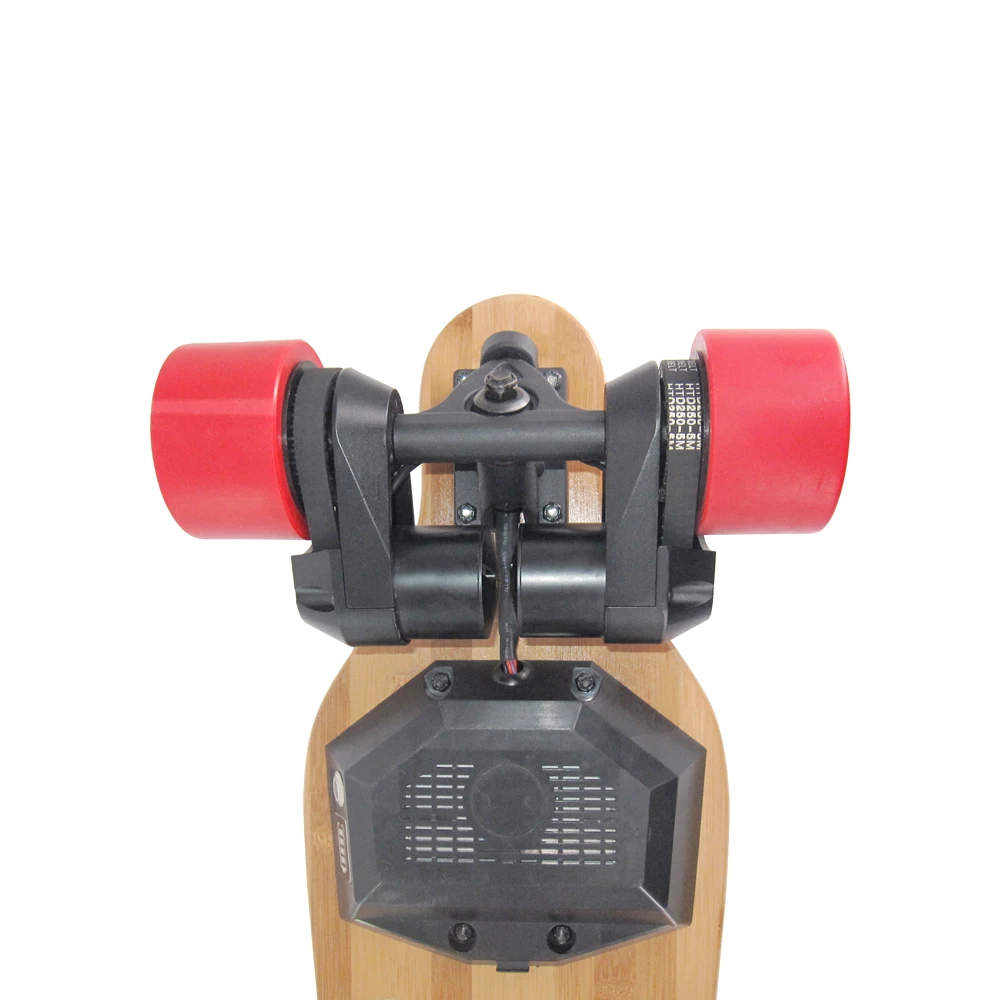 Электрический скейтборд и Лонгборд Т-образный светодиодный фонарь 900 Вт ремни с двумя моторами с беспроводным пультом дистанционного управления
