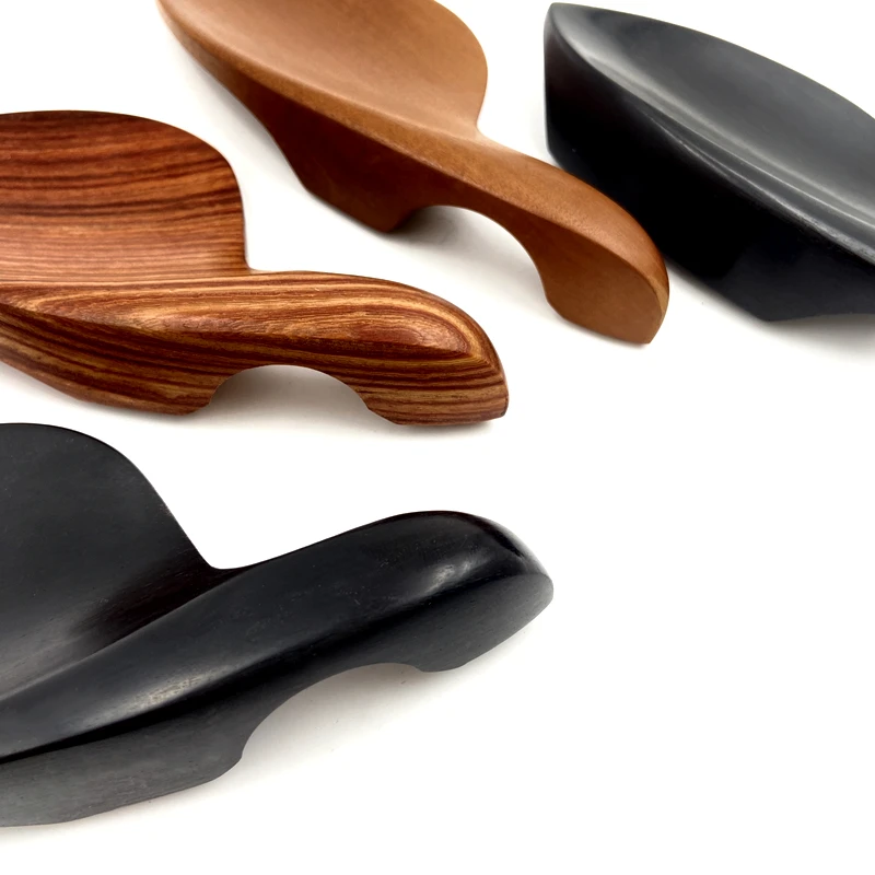 1pcs Viola Chin Rest Chinrest + Silver/gold Screw Ebony/jujube wood/Red rosewood viola Parts Accessories fittings