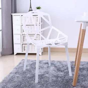 

Nordic Plastic Chair Transformers Geometric Hollow Chair Office Meeting To Discuss Chairs Adult Thickening Students