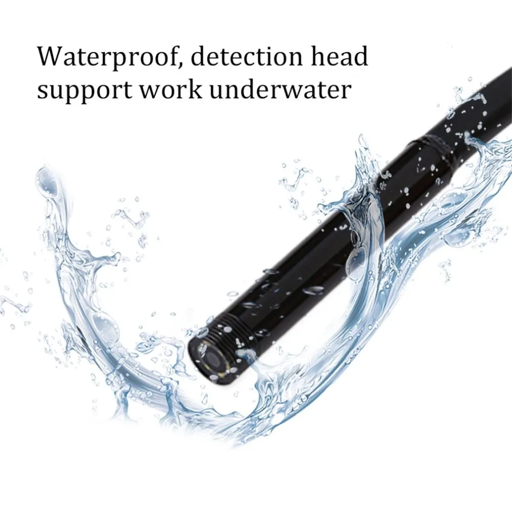 

5.5mm Waterproof HD 2M/5M/10M Endoscope Mini USB Camera Borescope Photo Capture Inspection Scope 6 White LEDs Tube for PC laptop