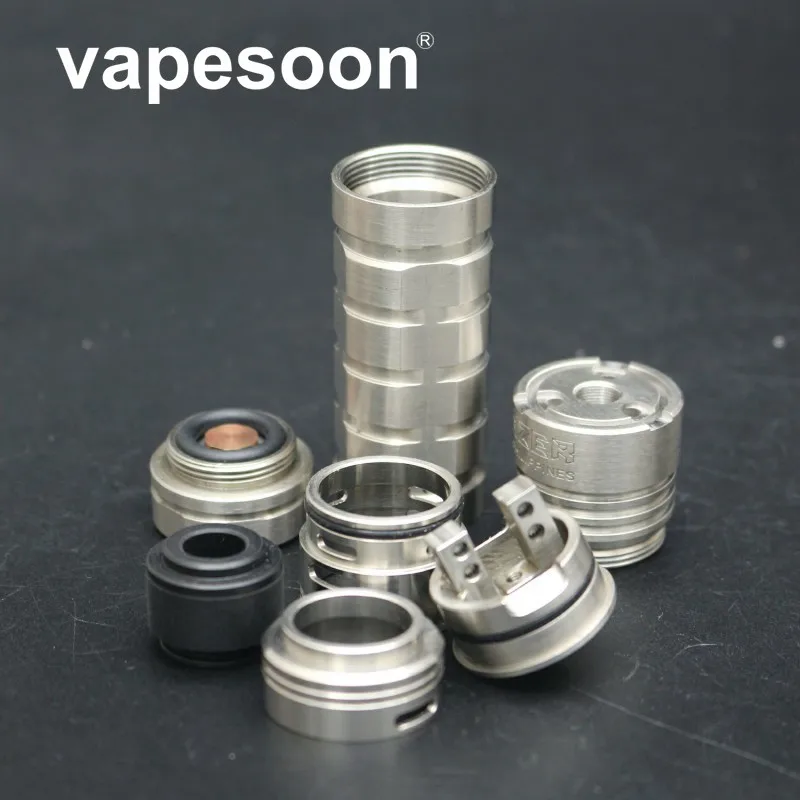 Новое поступление Регулируемый PANZER Vape комплект 510 механический мод с Panzer RDA атомайзер Fit 18650