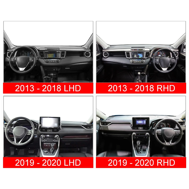 Для Toyota RAV4 для Previa RAV 4 XA40 XA50 2013 2019 2020 LHD/RHD приборной панели автомобиля крышка
