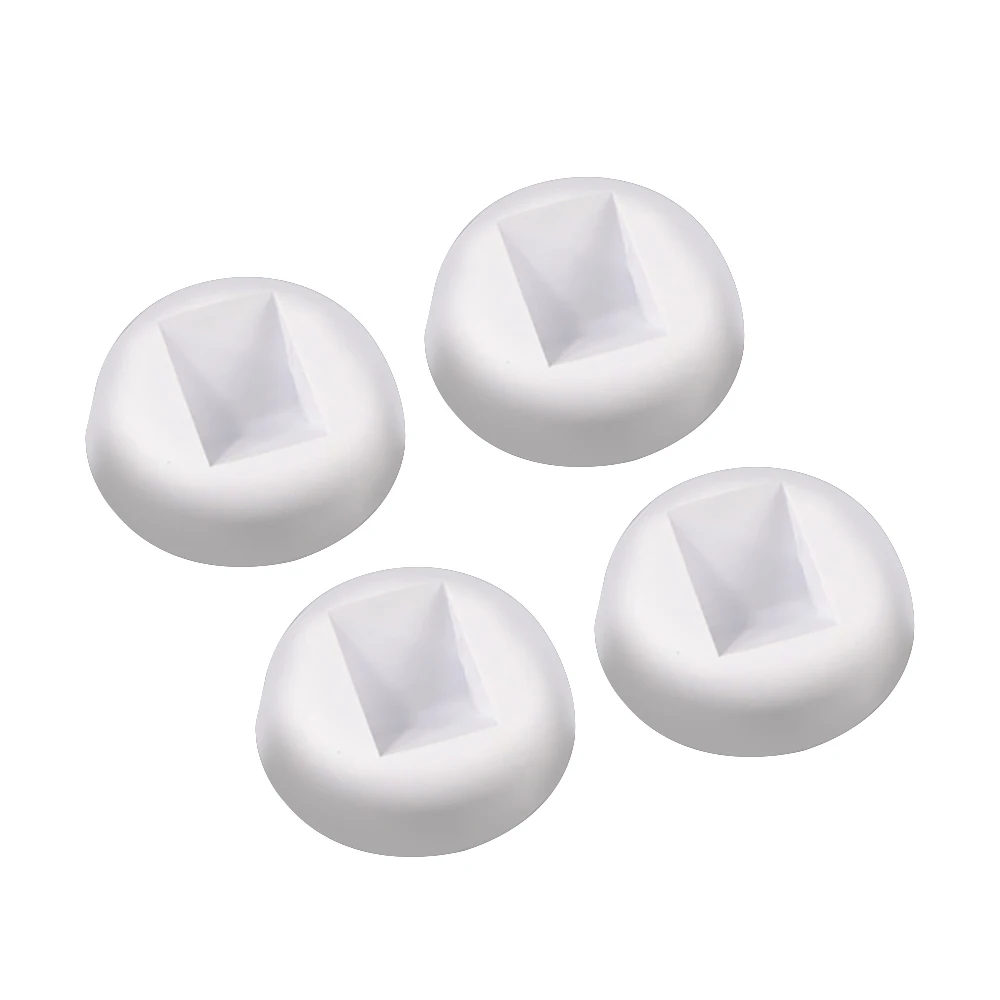 4PC Buttom A PET Membrane Floating Clear Arylic Jewelry Ring Pendant Display Stand Holder Bague Packaging Box Protect Jewellery& Stones Case - Цвет: 4PC Buttom A