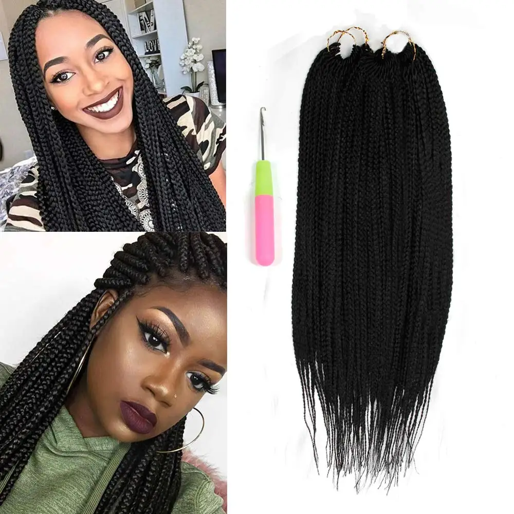 Косички из синтетической ткани черные коричневые красные Омбре косички