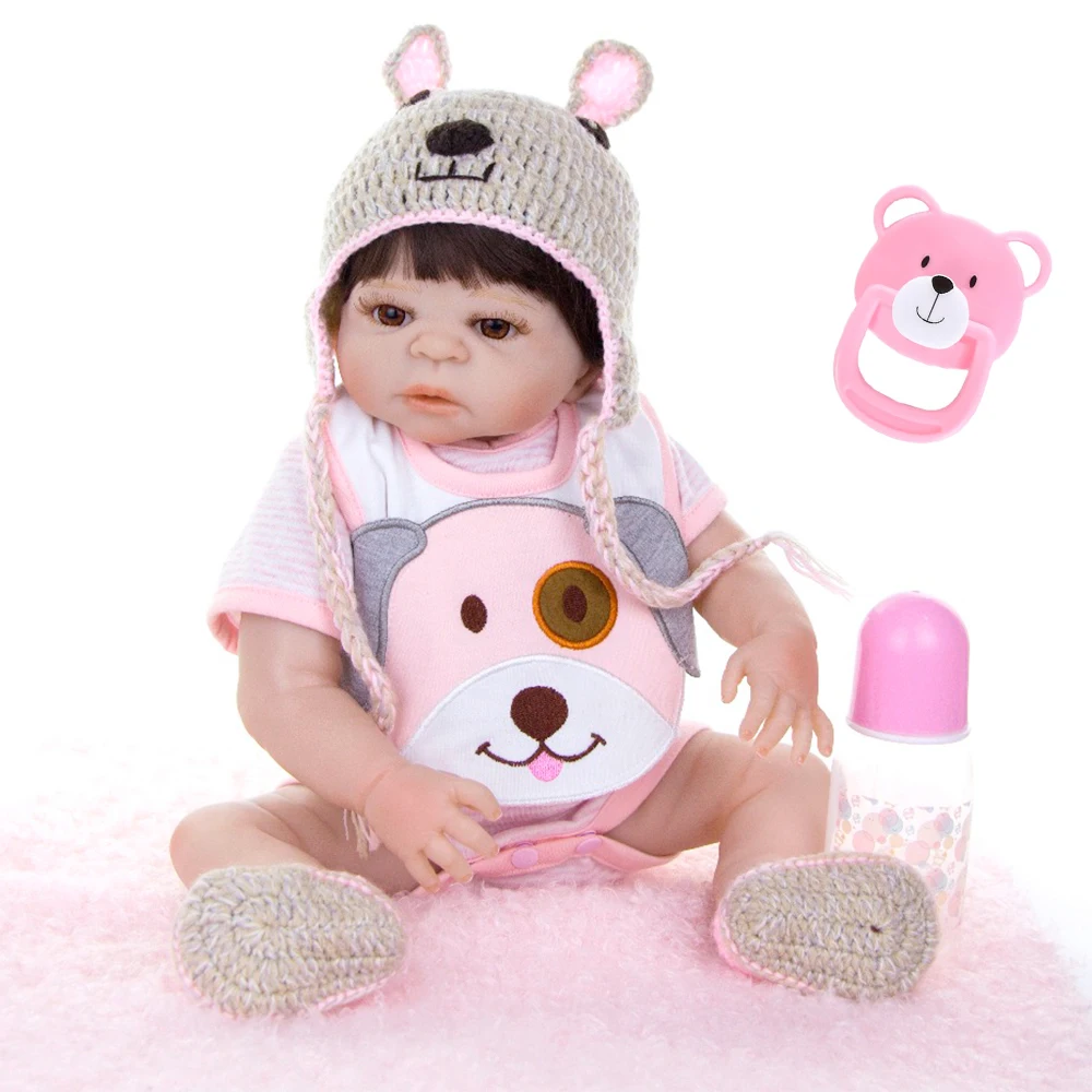 48 см кукла bebe младенец получивший новую жизнь Кукла для девочек и мальчиков полное тело Мягкий силикон реалистичный ребенок гиперреалистичный игрушка для ванны водонепроницаемый