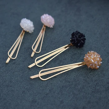 

Sweet ins Lady Crystal Hairpin Bangs Clip Hair Edge Clip Adult Hair Accessories Hair Clip for Women Girls Sparkle Hair Barrette