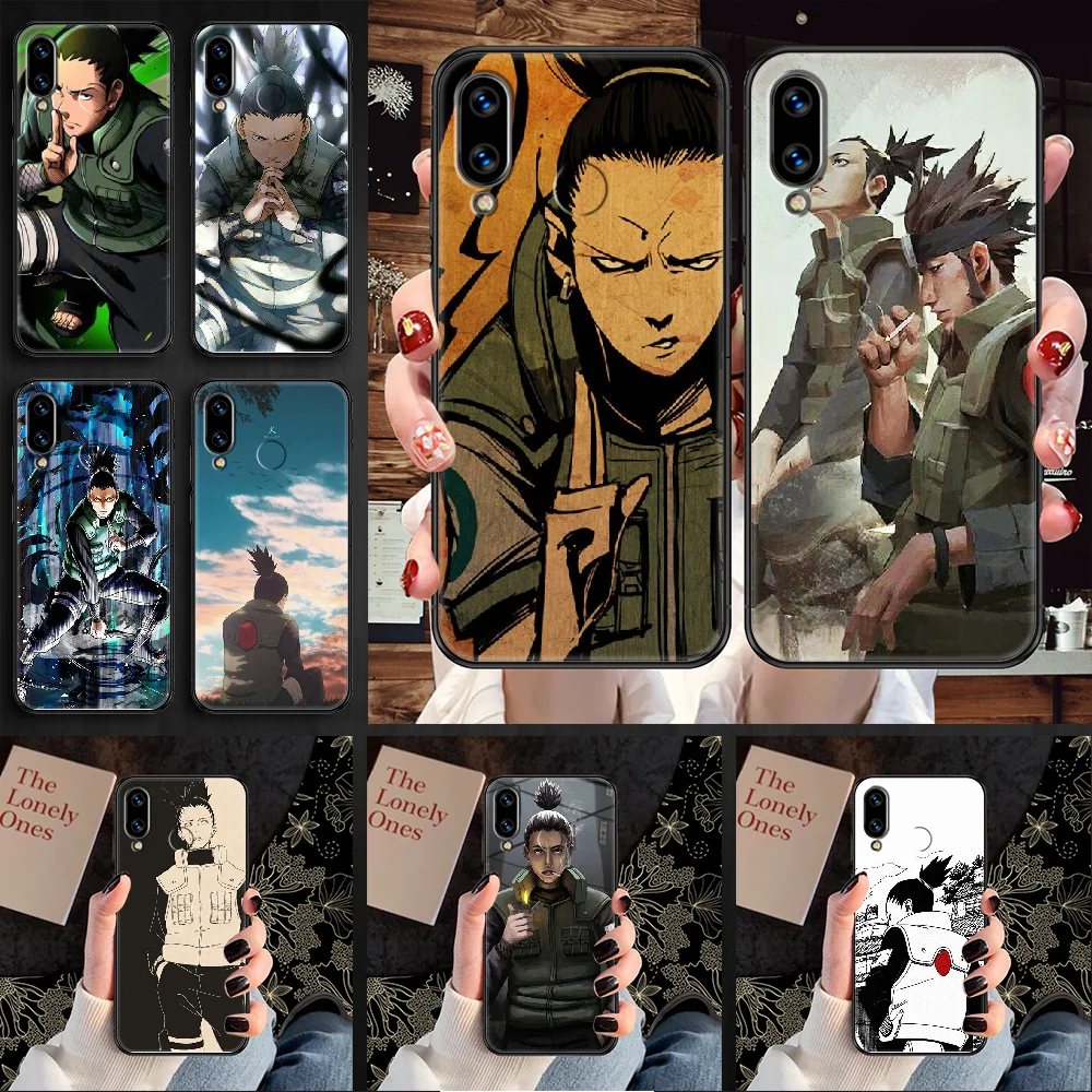 Чехол для телефона с аниме Nara Shikamaru N-Narutos Huawei Honor 6 7 8 9 10 10i 20 A C X Lite Pro Play черная