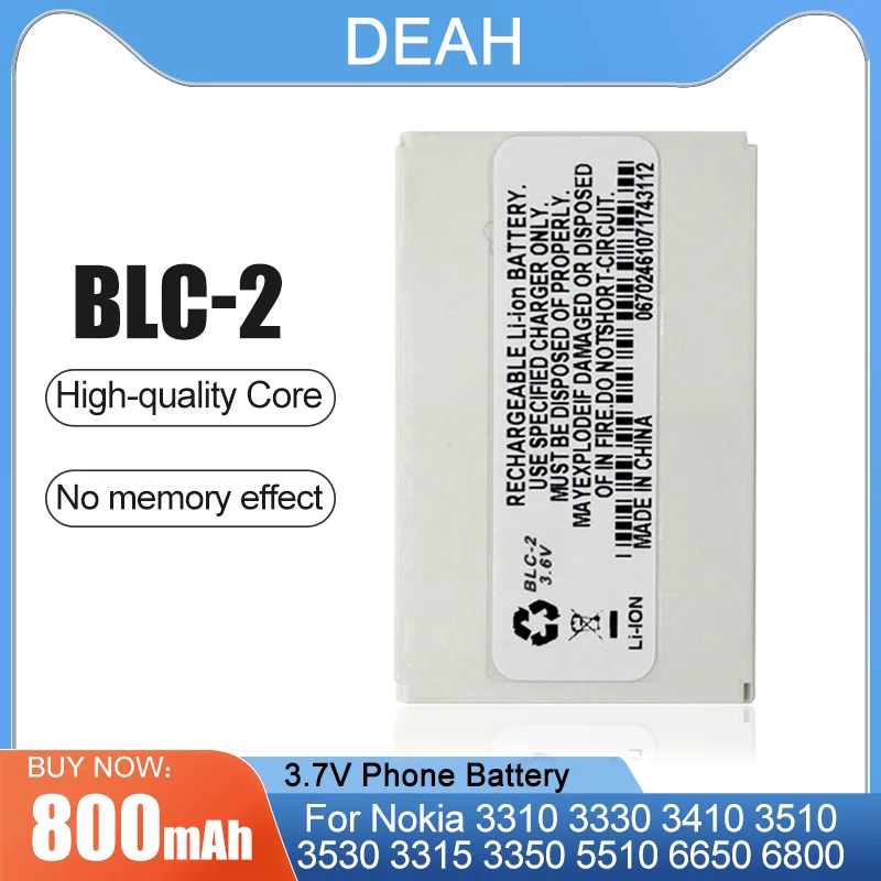 Аккумулятор для Nokia 800 3310 3330 3410 3510i 3510 3315 3350 3589 6650 6800 6810 | Электроника
