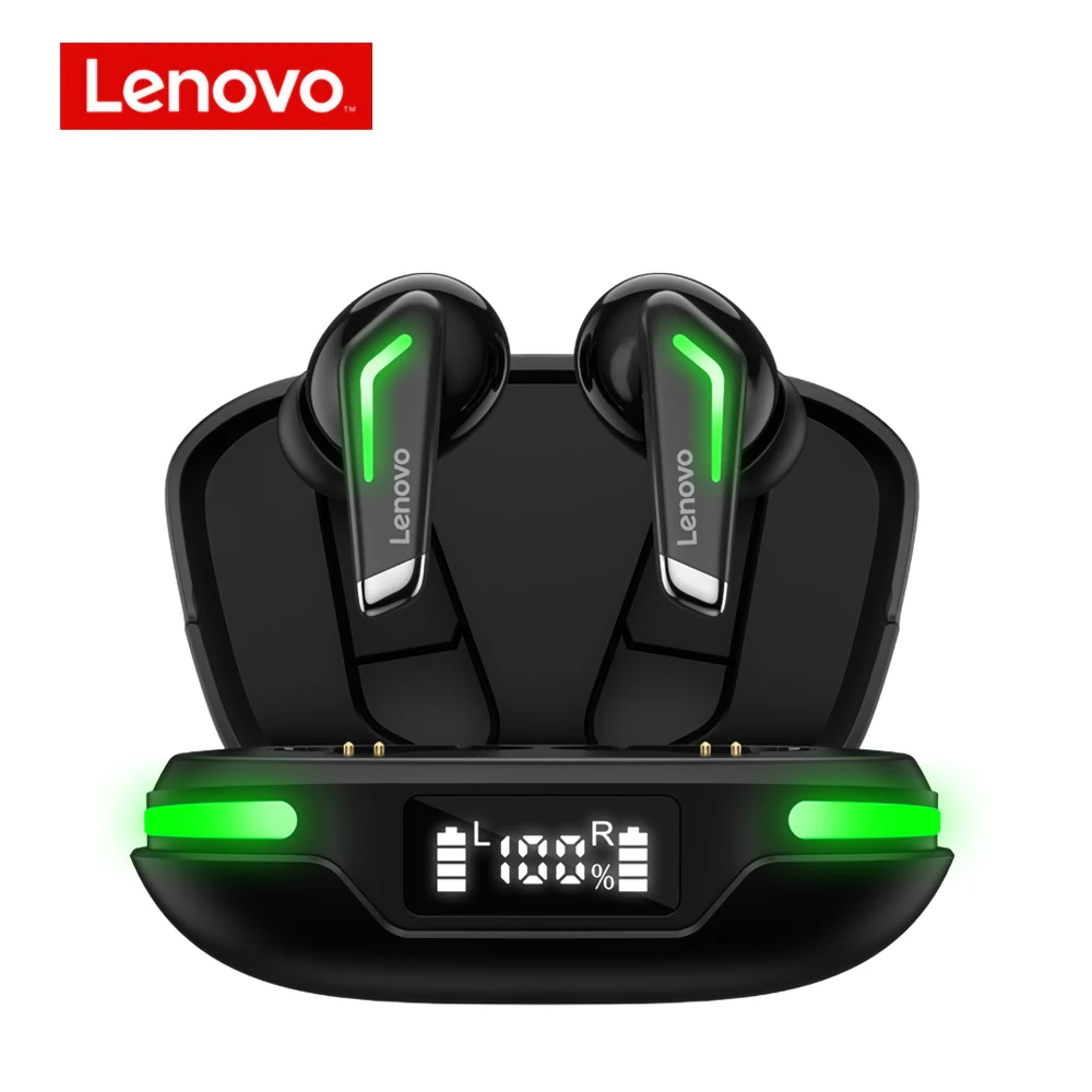 Lenovo GM3 Wireless Headphone TWS Bluetooth Earphone Gaming Music Dual Mode Headset with LED Power Display Low Latency Earbuds |