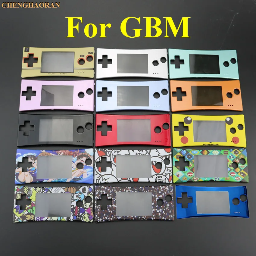 

Mix 10pcs 15pcs 20pcs Front Faceplate Cover Replacement for Game Boy Micro for GBM Front Case Housing Repair Part