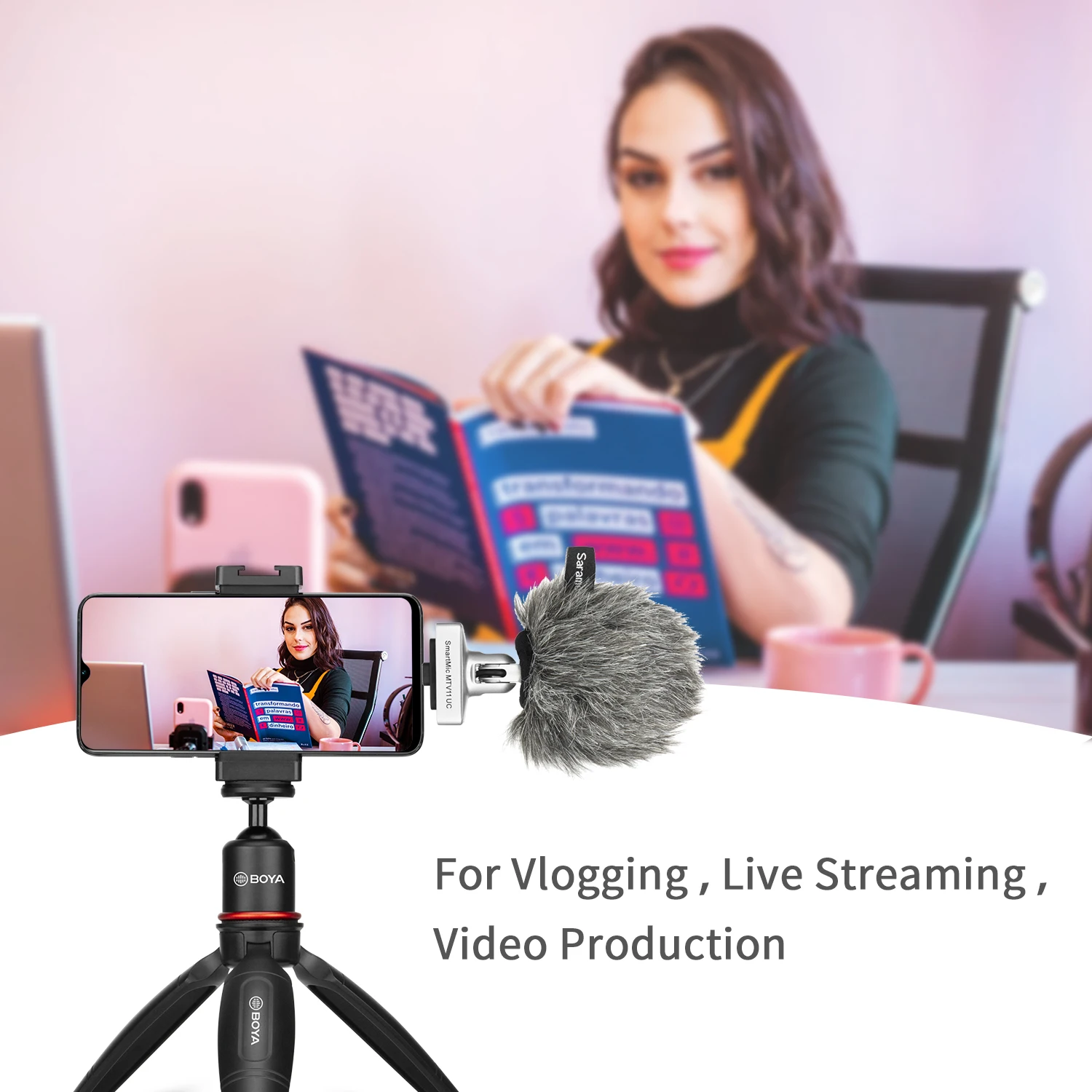 Saramonic-コンデンサープラグとプレイマイク,smartmic,mtv11,uc,did