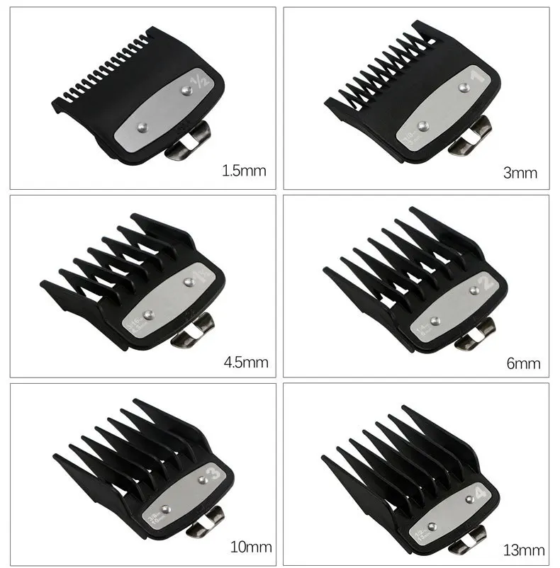 universal hair clipper cutting comb cover, barber shop trimmer protective gear accessory limit comb hairdressing tool