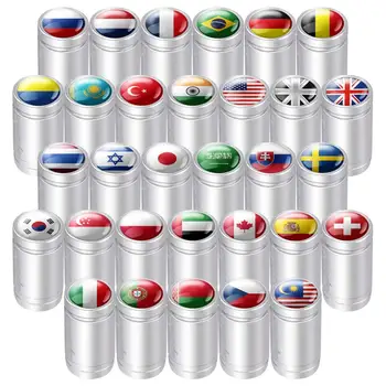 

4pcs New aluminum alloy National flag Sport Emblem Car motorcycle bicycle Wheel Tire Valve Cap Tyre Dust Cap Styling Accessories