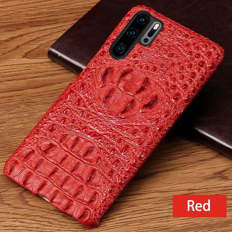 Роскошный 3D чехол для телефона из натуральной кожи Signalshin Huawei P40 P30 Mate 30 Pro Чехол с